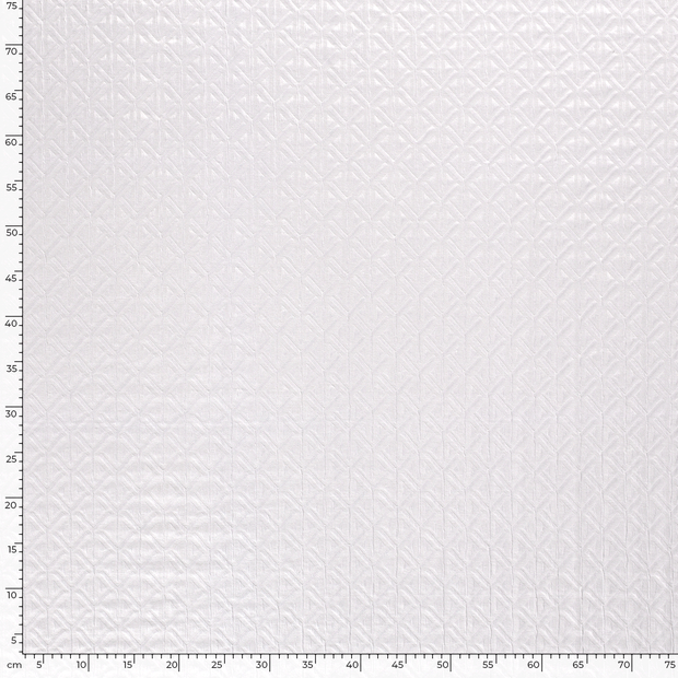 Jacquard fabric Abstract White