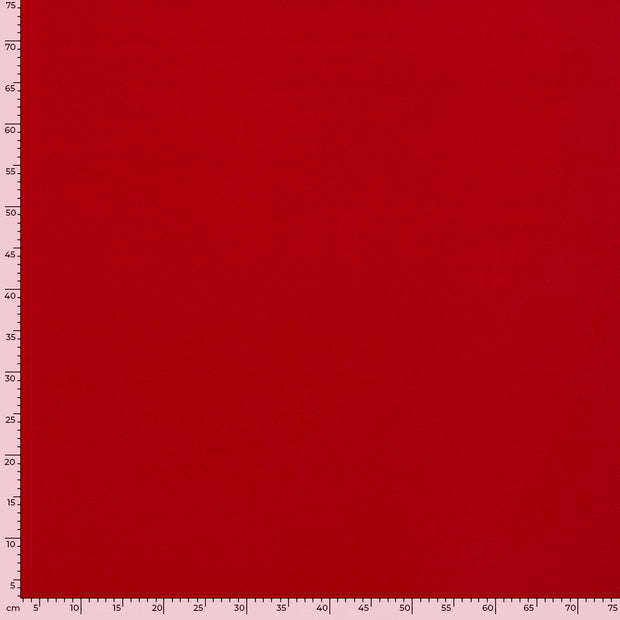 Mantel Wool Touch fabrik Uni Rot