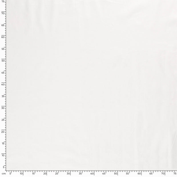 Cretonne fabric Unicolour Optical White