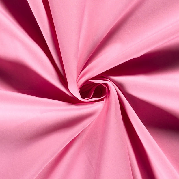 Cotton Poplin fabric Unicolour Pink