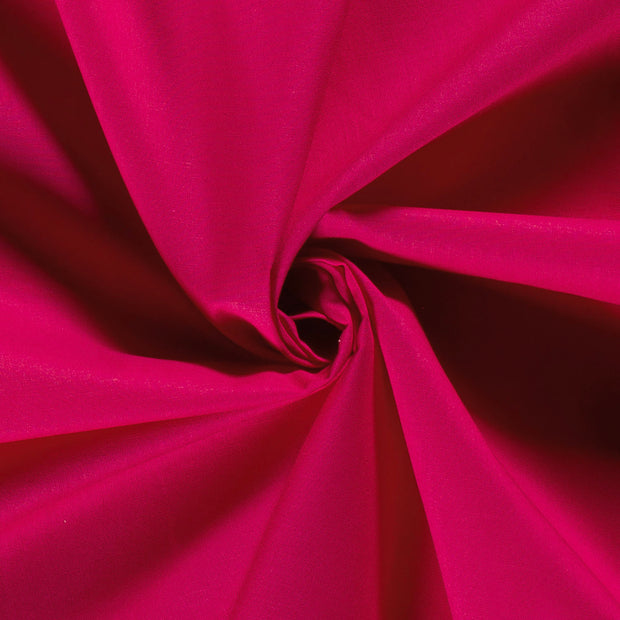 Cretonne fabric Unicolour Fuchsia