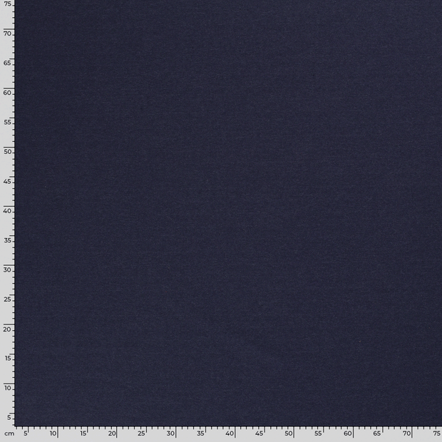 French Terry tissu Unicolore Indigo