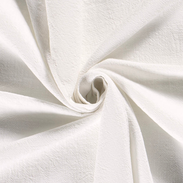 Ramie Lin tissu Unicolore Blanc