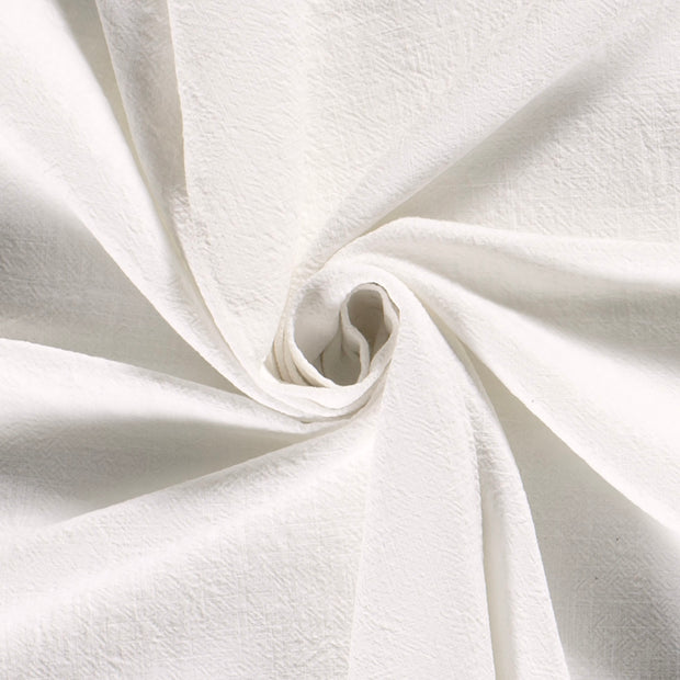 Ramie Linen fabric Unicolour White