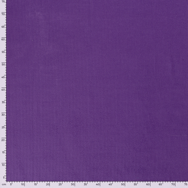 Corduroy 4.5w stof Effen Paars