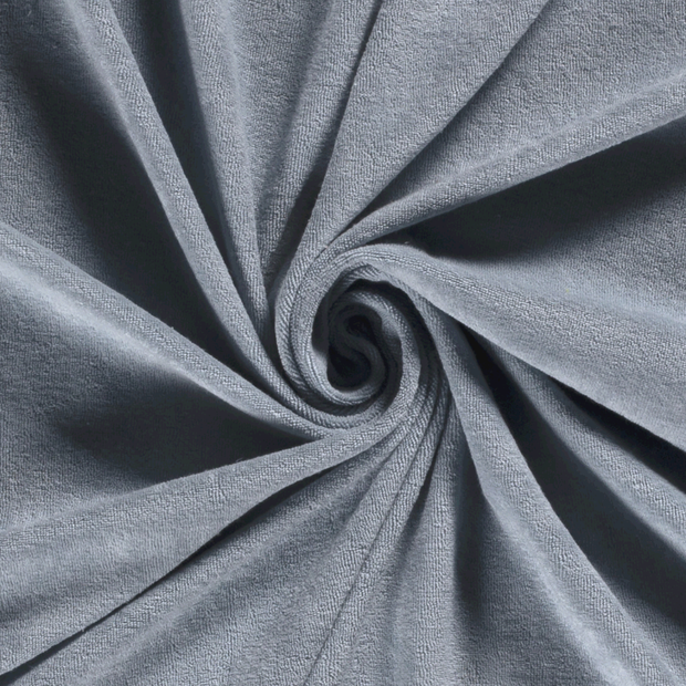 Stretch terry fabric Unicolour Sky Blue