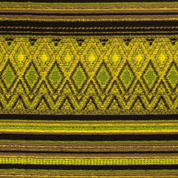 Heavy Knit fabrik Grün matt 