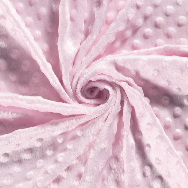 Minky fabric Unicolour Light Pink