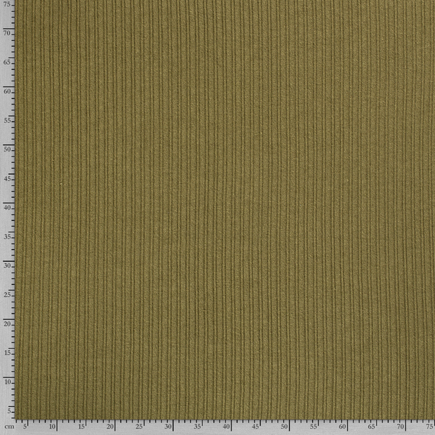 Heavy Knit fabric Cable Green