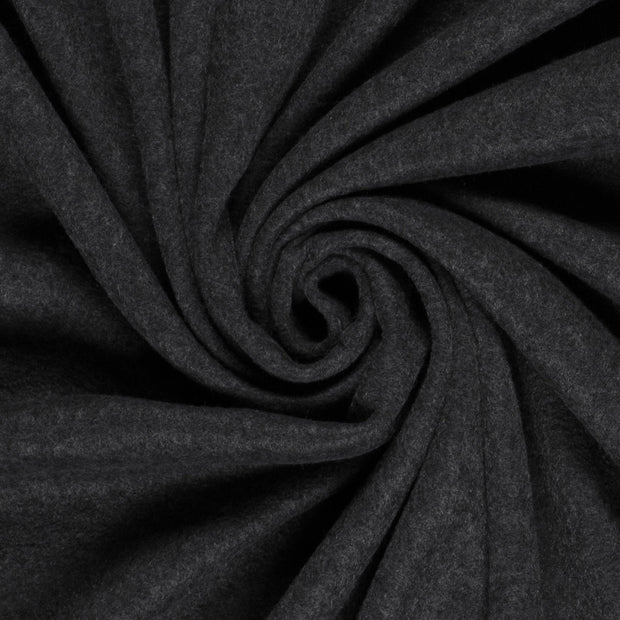 Microfleece fabric Unicolour Dark Grey