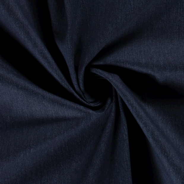 Denim Stretch fabric Unicolour Navy