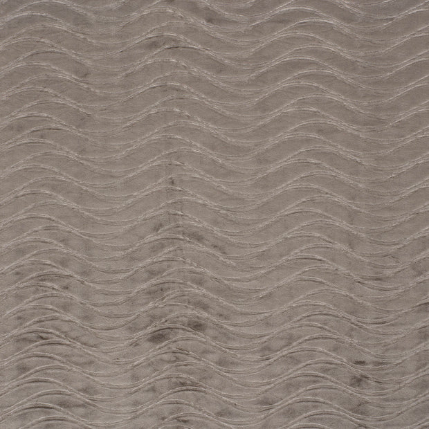 Velvet fabric Taupe Grey soft 