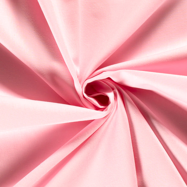Cretonne fabric Unicolour Light Pink