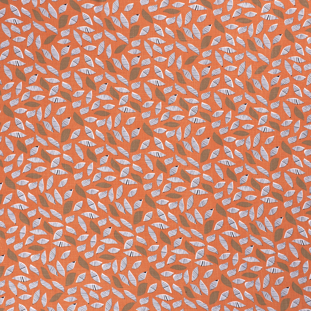 Woven Viscose Stretch fabric Orange matte 