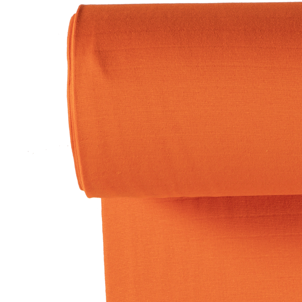 Cuff fabric Unicolour Orange