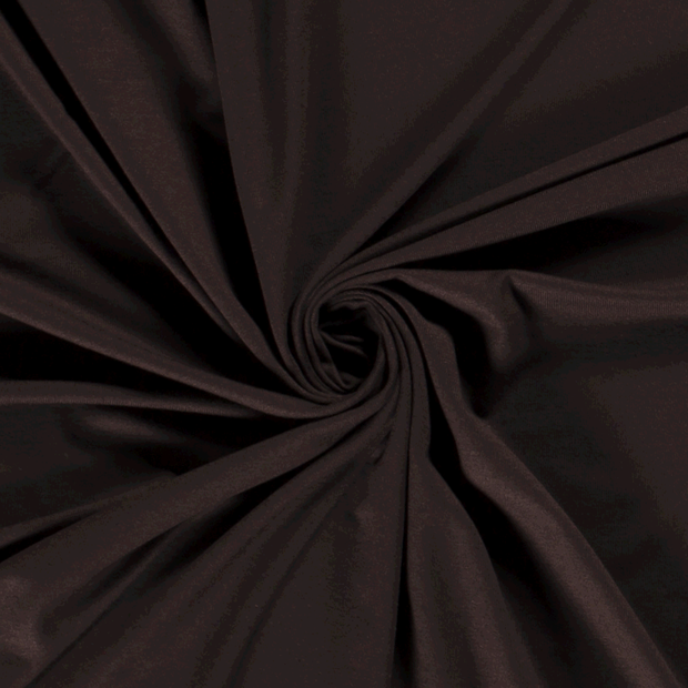 ECOVERO™ Jersey fabric Unicolour Brown