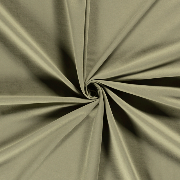 French Terry fabric Olive Green 