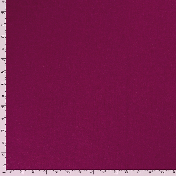 Woven Viscose Linen fabric Unicolour Fuchsia