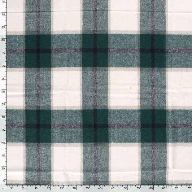 Jacquard fabric Checks Lime Green