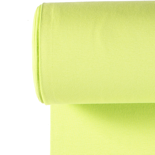 Cuff fabric Unicolour Lime Green
