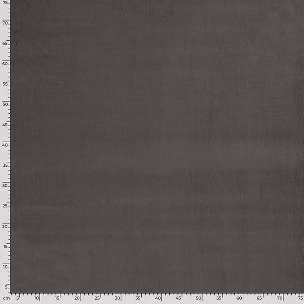 Babycord 21w fabric Unicolour Taupe Grey