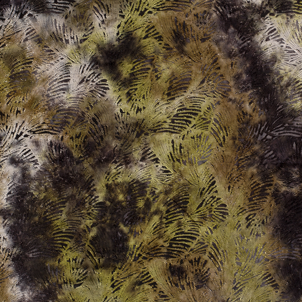 Burnout Jacquard fabric Dark Green matte 