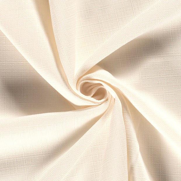 Linen Look fabric Unicolour Off White