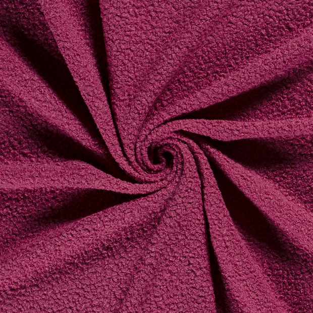 Bouclé fabric Fuchsia 