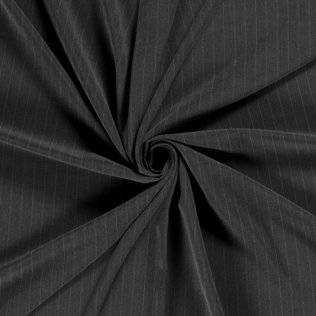 Gabardine fabric Dark Grey brushed 