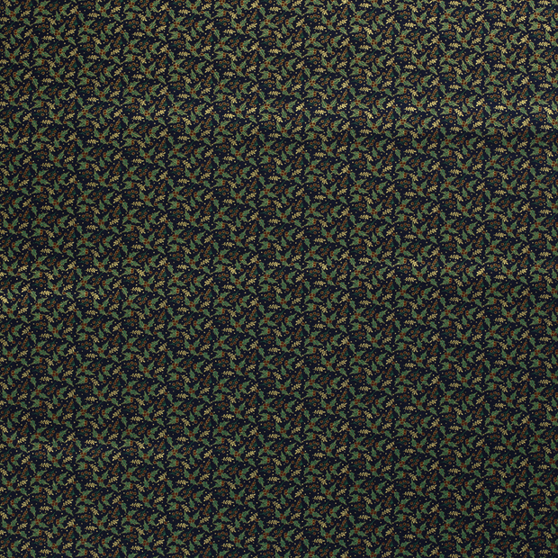 Cotton Poplin fabric Navy 