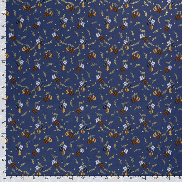 Cotton Poplin fabric Christmas 