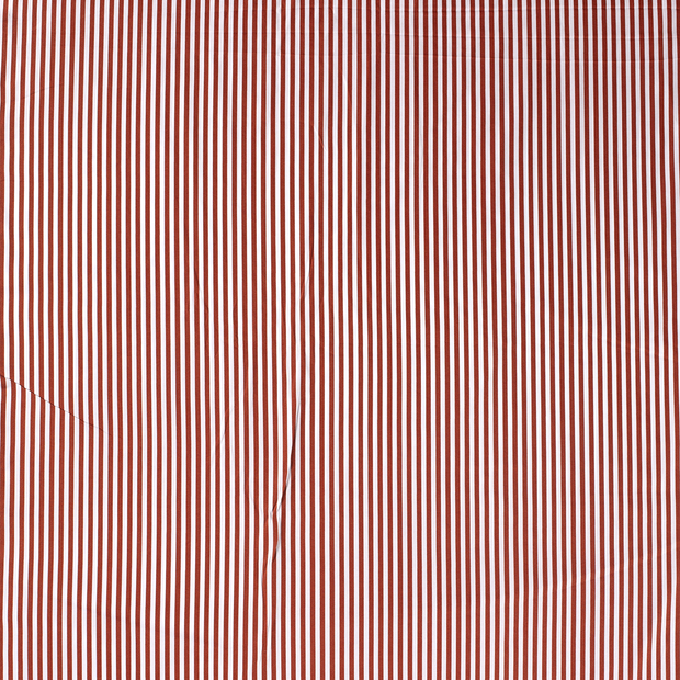 Cotton Poplin fabric Brique matte 