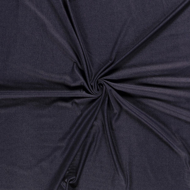 Denim Jersey fabric Navy 