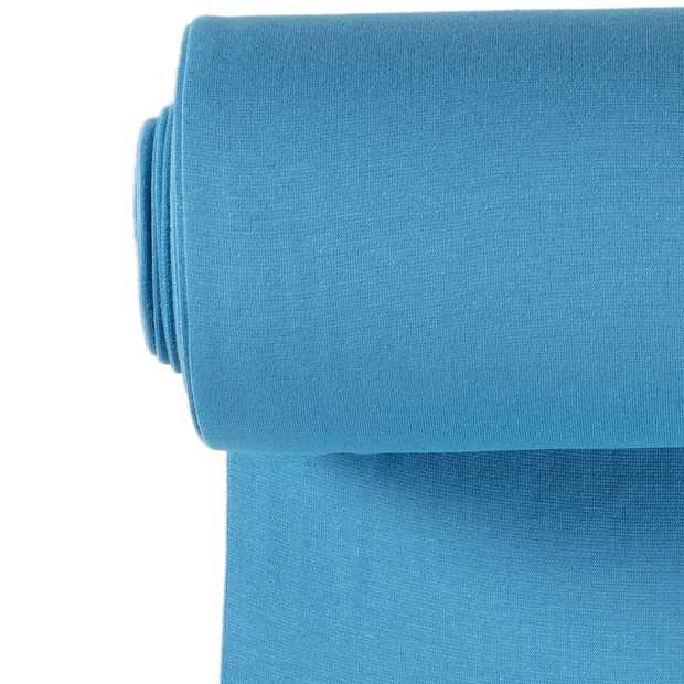 Cuff fabric Unicolour Aqua