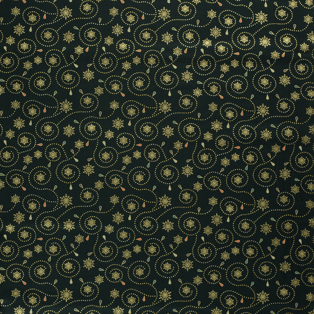 Cotton Poplin fabric Dark Green 