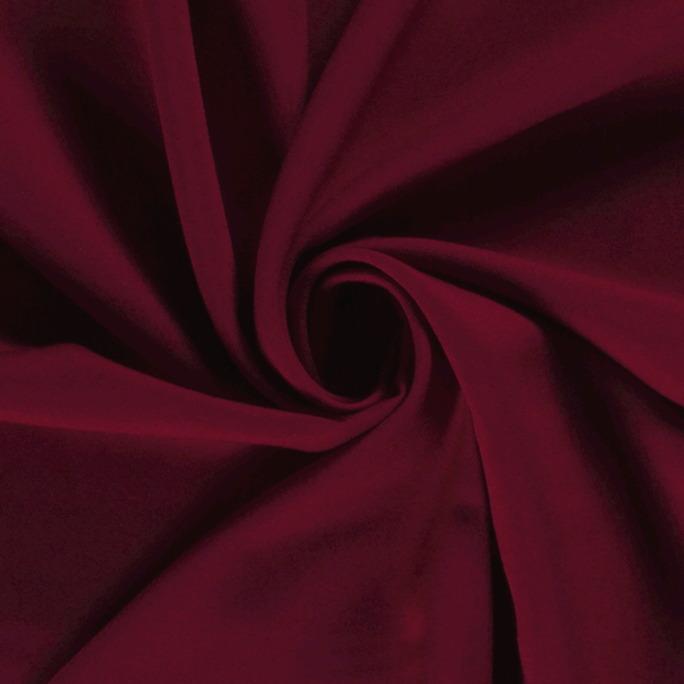 Power Stretch fabric Unicolour Dark Red