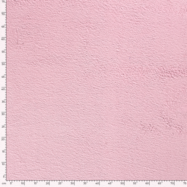 Terry Towelling fabric Unicolour Pink