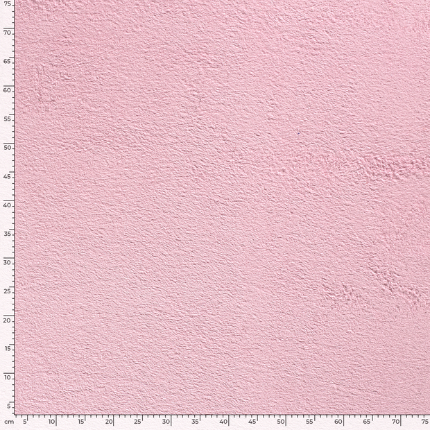 Frotté tissu Unicolore Rose