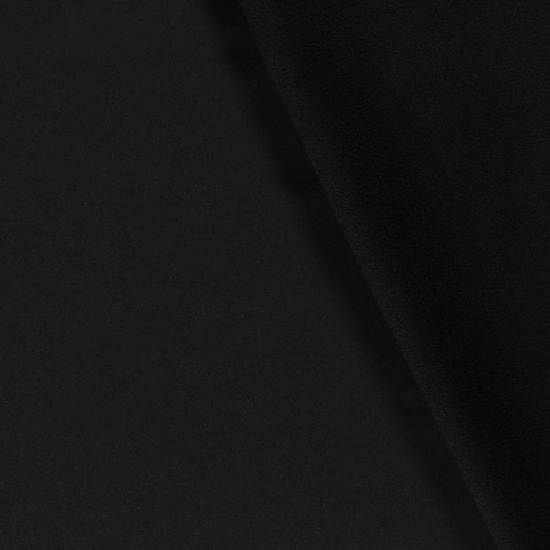 Softshell tissu Unicolore Noir