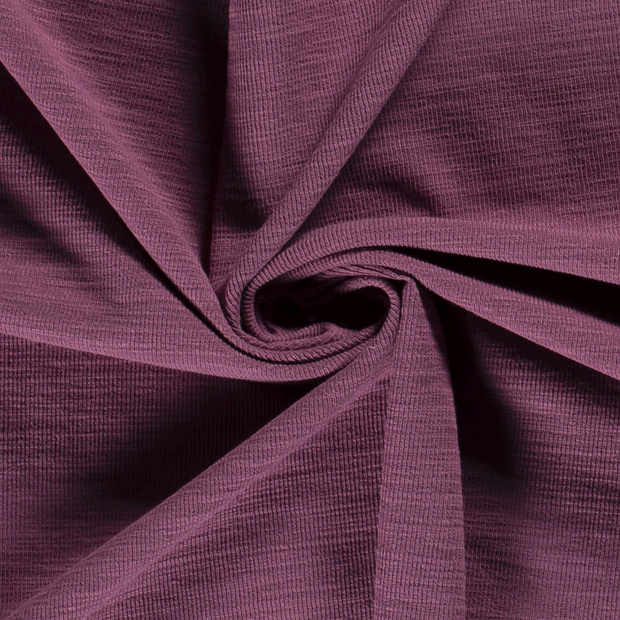 Heavy Knit fabric Unicolour Purple