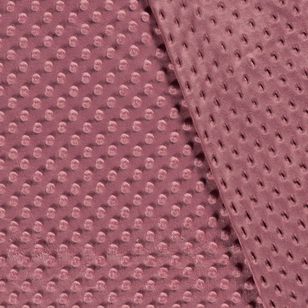 Minky fabric Unicolour embossed 