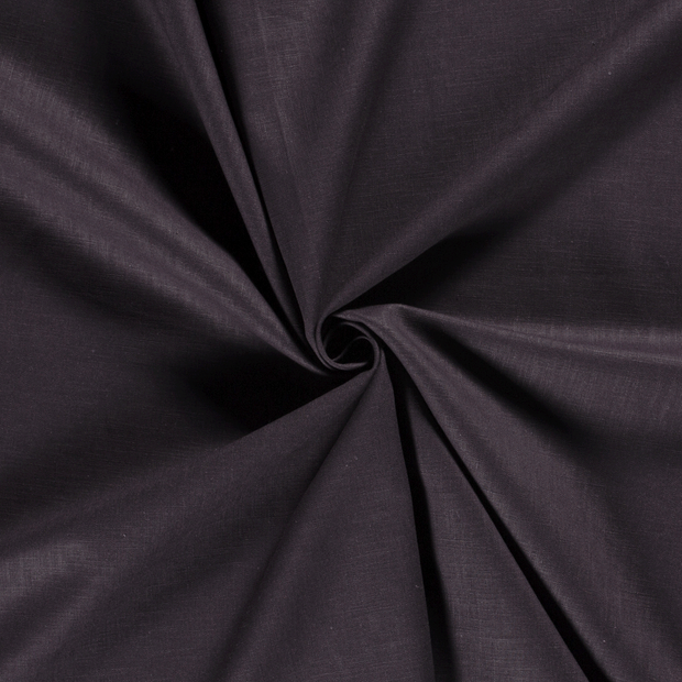 Ramie Lin tissu Noir carbone 