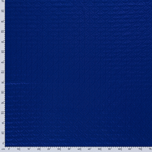 Jacquard fabric Abstract Cobalt