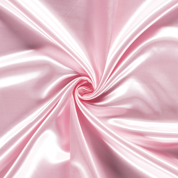 Satin fabric Unicolour Light Pink