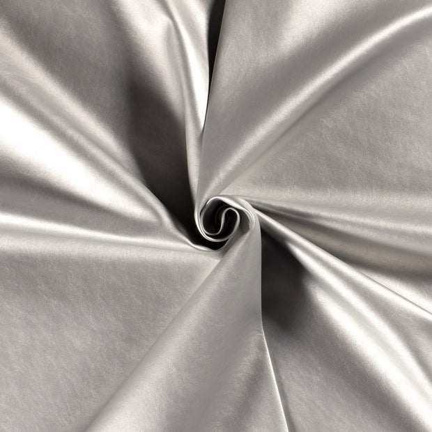 Artificial Leather fabric Silver 