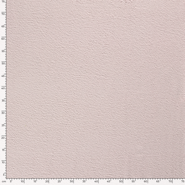 Terry Towelling fabric Unicolour Light Pink