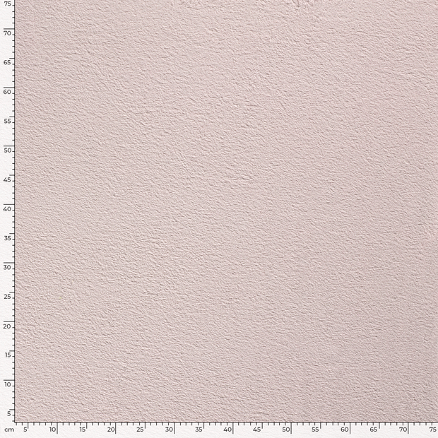 Frotté tissu Unicolore Rose clair