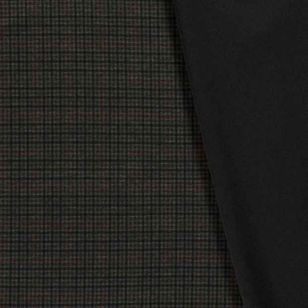 Punta di Roma fabric Checks Green