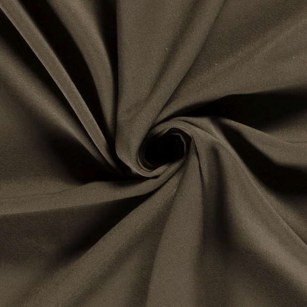 Gabardine fabric Unicolour Brown