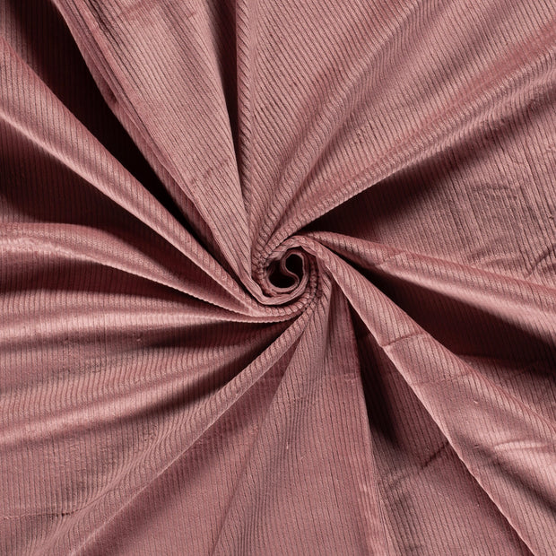 Jumbo Cord Stretch 6w fabric Light Mauve 